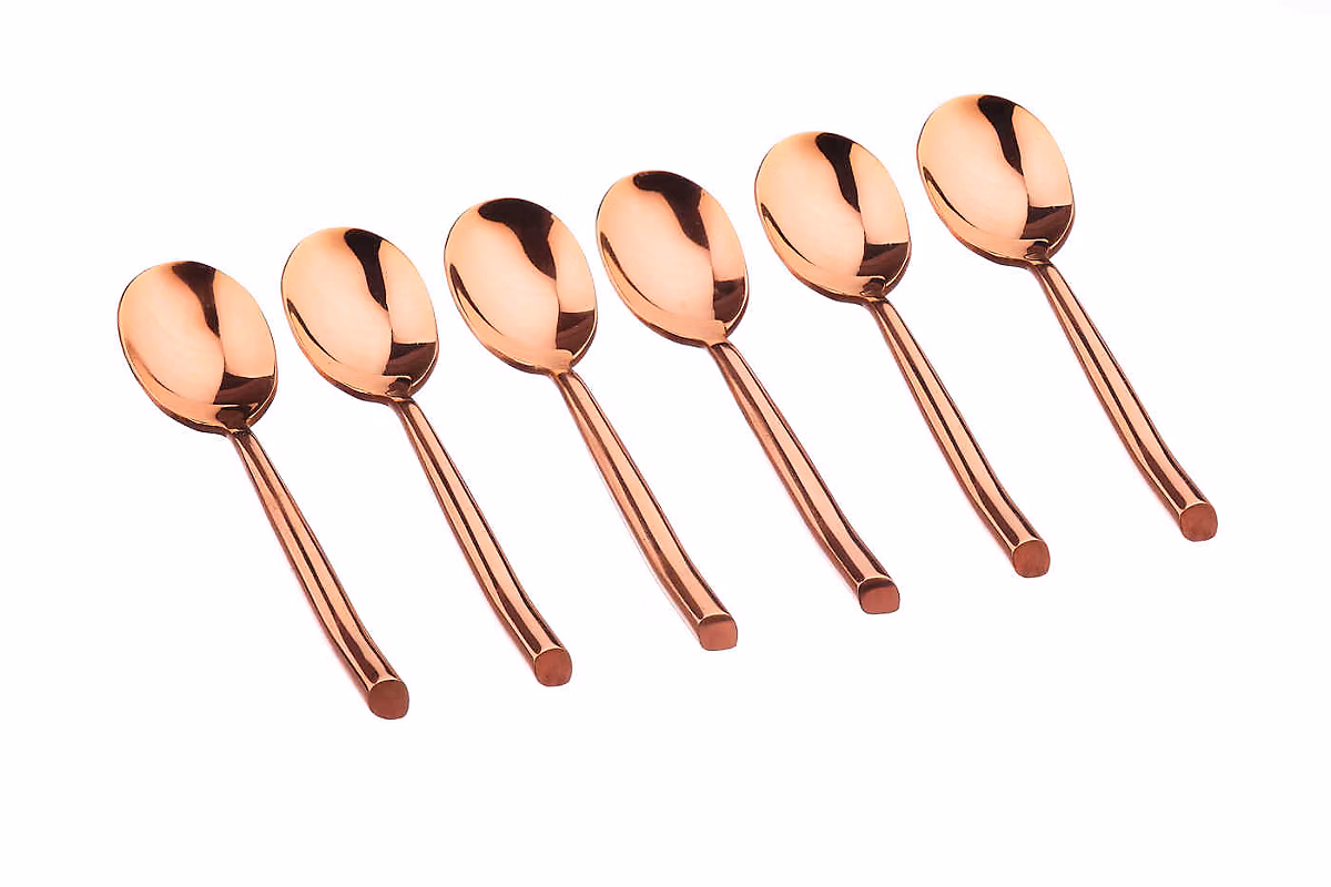 Coffret 6 petites cuillères KNUT – Copper
