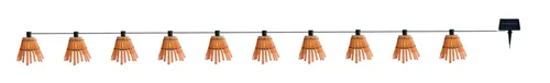 Guirlande Maloya bambou 10 LED coloris marron en bambou Watt & Home - 5 m