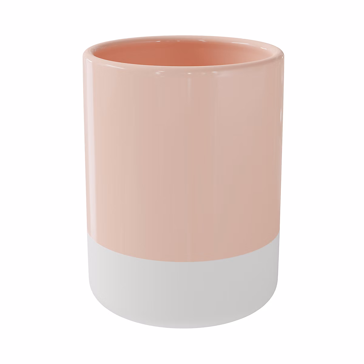 Gobelet Koros blanc et rose nude GoodHome – Réf. JRNFBFZVV8559099022