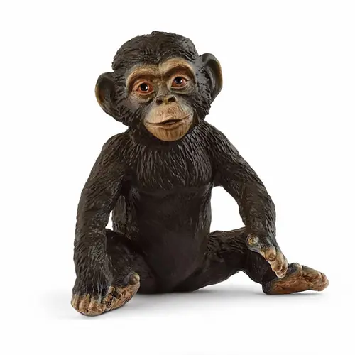 Figurine jeune Chimpanzé Schleich® - 4,1 x 4,5 x 3 cm