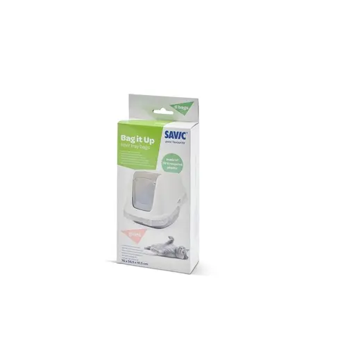 Sacs universels pour bac à litière du chat Nestor Giant coloris transparent Nestor Bag It Up - x 6 sachets
