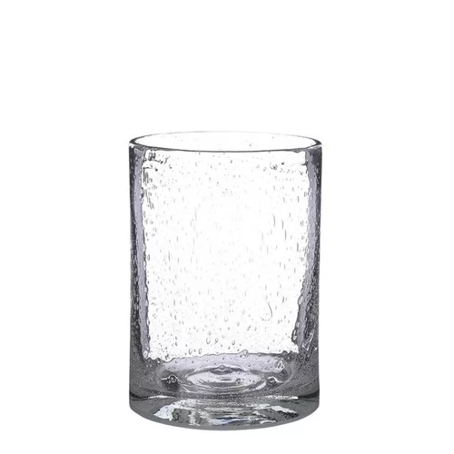 Vase cylindre en verre recyclé transparent Estelle - H 23 x Ø 17 cm