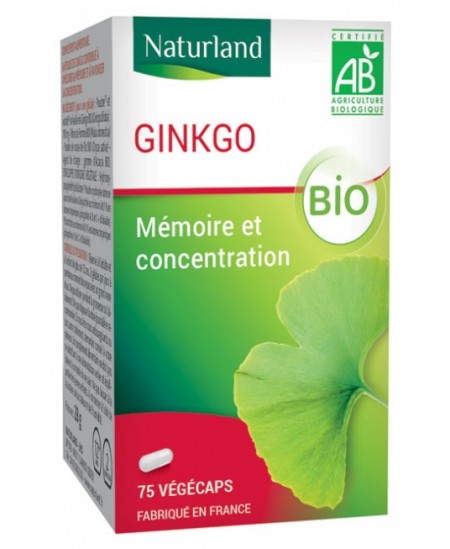 Naturland - Ginkgo - 75 Végécaps
