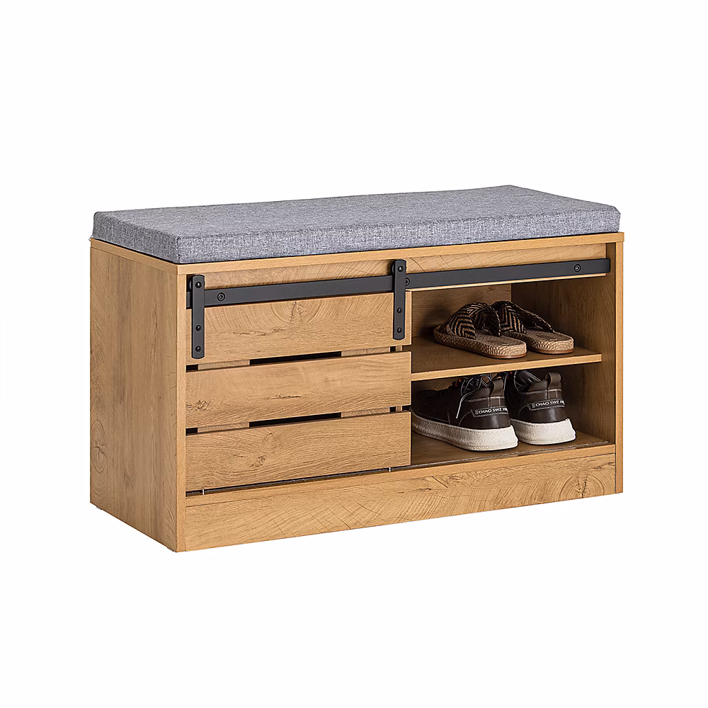 Armoire à Chaussures avec Porte de Grange coulissante | FSR120 – N – SoBuy