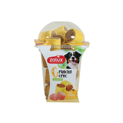 FRIANDISE POUR CHIEN 'CRUNCHY CROC' ZOLUX® - VOLAILLE - 240G