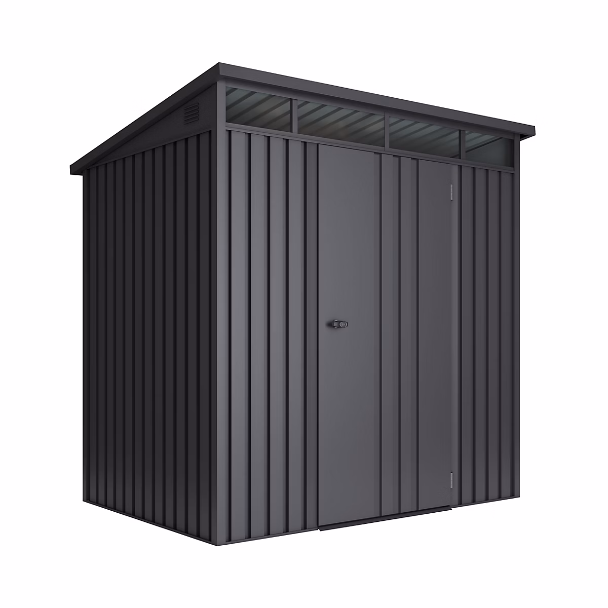 Abri de Jardin Métal 3m² Onyx avec fenêtre – Epaisseur 0.40mm résistant, Serrure de sécurité avec clé, Cabane extérieur