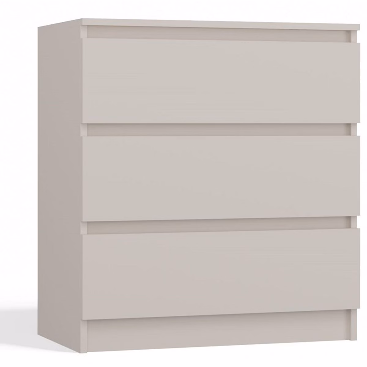 Commode 3 tiroirs grège 70 cm MALWA – Réf. RUYBQKZZW8400441506