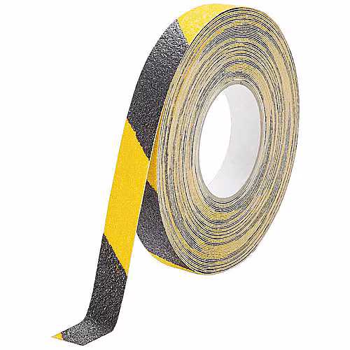 Ruban adhésif – Durable DURALINE GRIP+ bande antidérapante 15 m x 25 mm noir/jaune R13