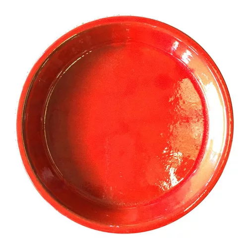 Soucoupe Les Poteries d'Albi coloris coquelicot - Ø 34 cm