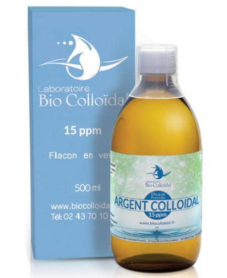 Bio Colloïdal - Argent Colloïdal 15 PPM 500ml