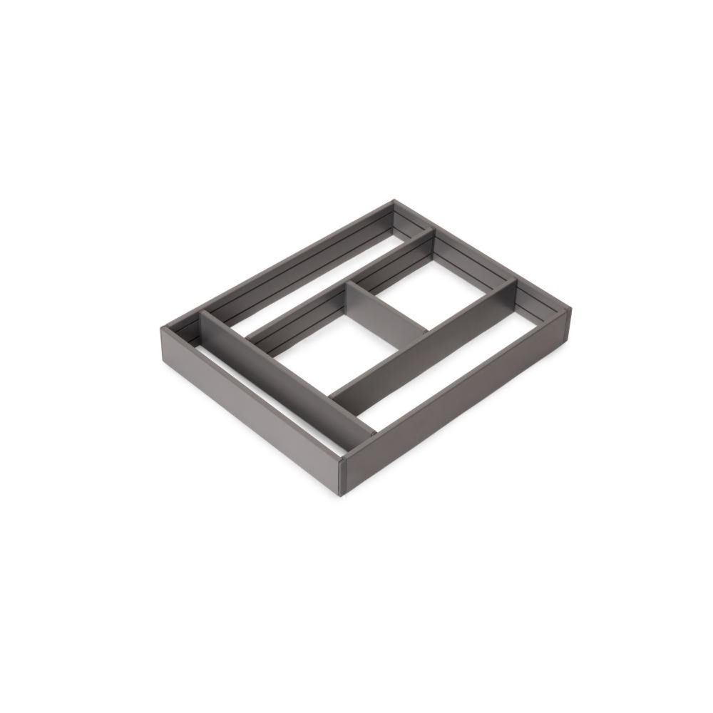 EMUCA SRL Organisateur de tiroirs Alumount 450x500 Aluminium - Gris antracite