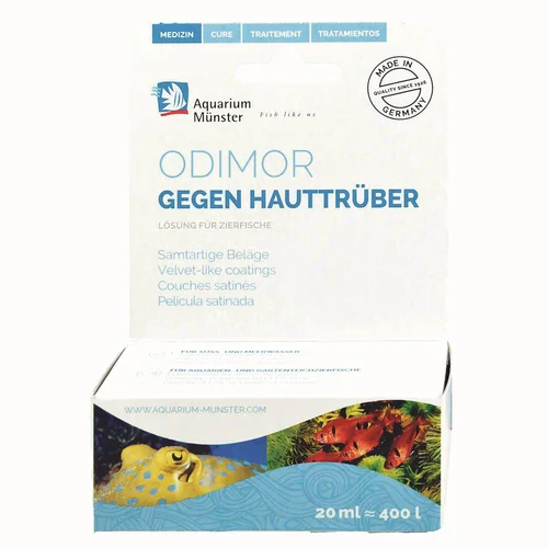 Médicament contre les protozoaires pour aquarium Dewerse Odimor Velours - 20 ml