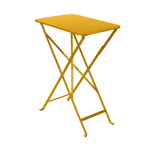 Table pliante coloris miel en acier Bistro Fermob - 37 x 57 x 74 cm