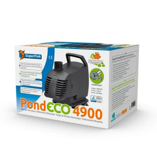 Pompe à bassin éco 29W - Débit 4900-5300 L/h SUPERFISH BASSIN - modèle Pond