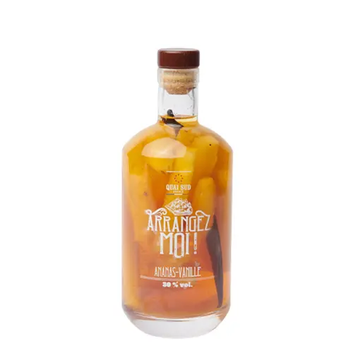 Préparation pour rhum arrangé à l’ananas et à la vanille Quai Sud Arrangez-moi - 50 cl