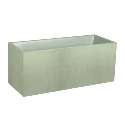 Balconnière en plastique coloris vert amande Poetic Basalt Up - 59 x 19,5 x 22,8 cm