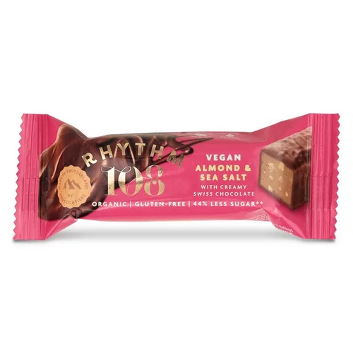 Barre bio chocolat amande & sel Rythm 108 - 33 g
