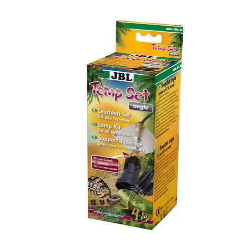 Kit d'installation pour spot de terrarium coloris noir JBL TempSet angle