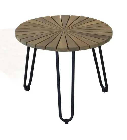 Table basse acacia coloris marron en acacia - 50 x 40,5 cm