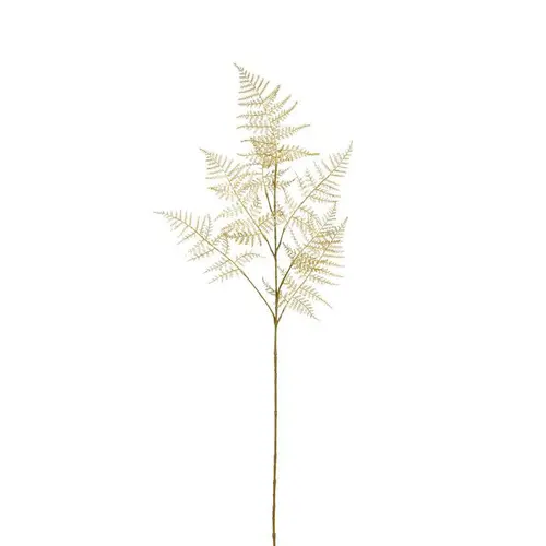 Branche artificielle de cyprès or - H 87 cm