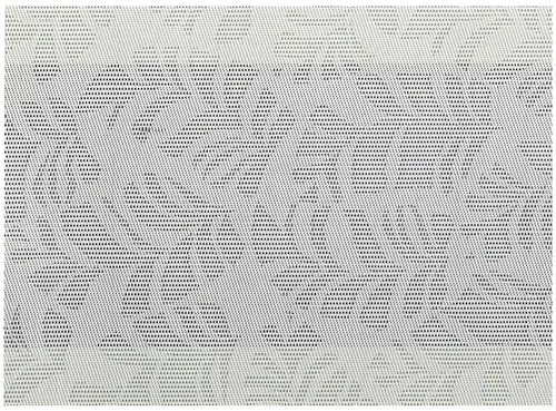 Set de table Hoja coloris bleu en polyester - 33 x 45 cm
