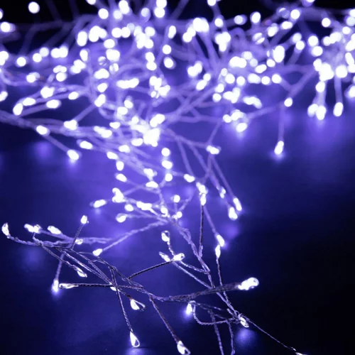 Guirlande lumineuse 800 LED à lumière bleue sur secteur - 9 m