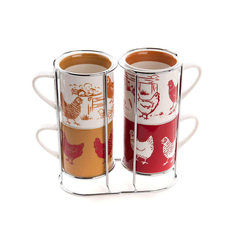 Vaisselle – Coffret de 4 tasses déjeuner Maggie