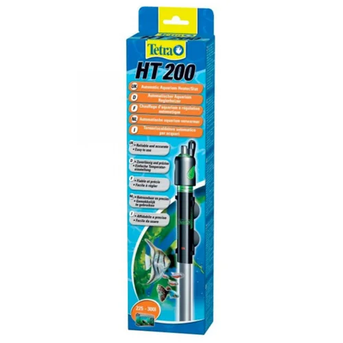 Chauffage aquarium 200 Watts, matière durable - TETRA modèle HT 200