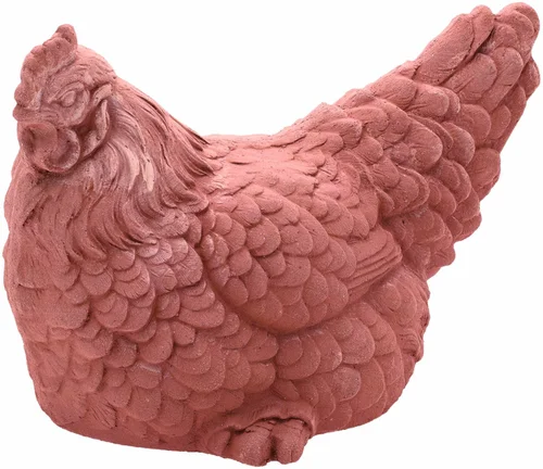 Poule en terre cuite rouge Anticomestiere Gallina galestro Anticomestiere - 20 x 15 x 15 cm