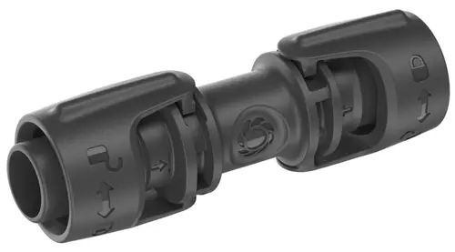 Jonction droite 1/2 Quick & Easy coloris noir boîte de 5 Gardena - 13 mm