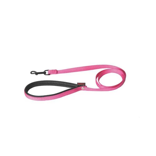 Laisse chien nylon 16mm / 120cm rose