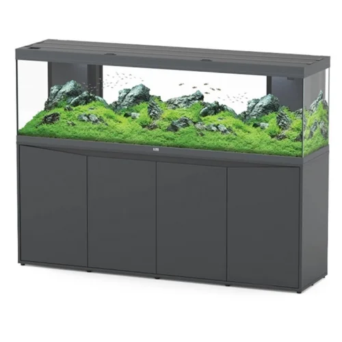 Aquarium tout équipé gris anthracite mat AQUATLANTIS AQUARIUM Splendid 200 - 604L