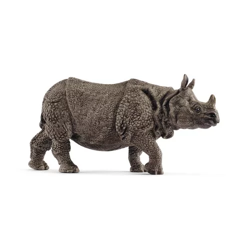 Figurine Rhinocéros Série Animaux sauvages 13,9x4,4x6,7 cm