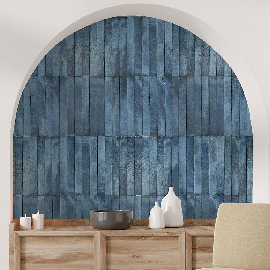 Carrelage MIXTIK BLUE 4 | 8x44 – 5 cm effet zellige