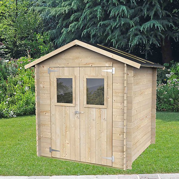 Abri de jardin en bois Hobby 3.1m² Alce 198cm X 198cm | Abri de jardin