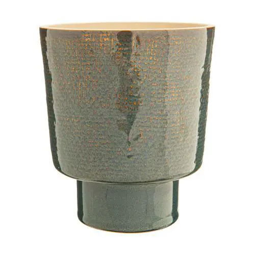Cache-pot Alto coloris bleu en céramique - Ø 13 cm x 15,5 cm