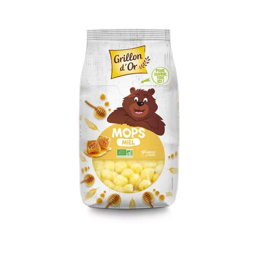 Mops miel bio en boîte de 300 g