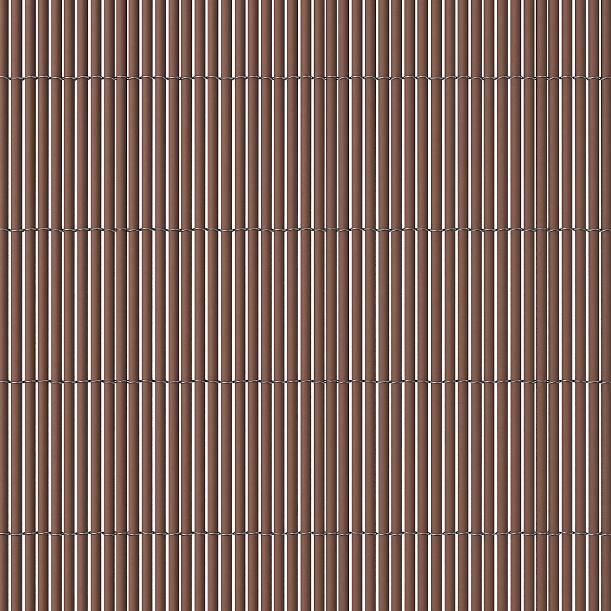 Canisse LOP PVC brun L.3 m x H.1 – 2 m