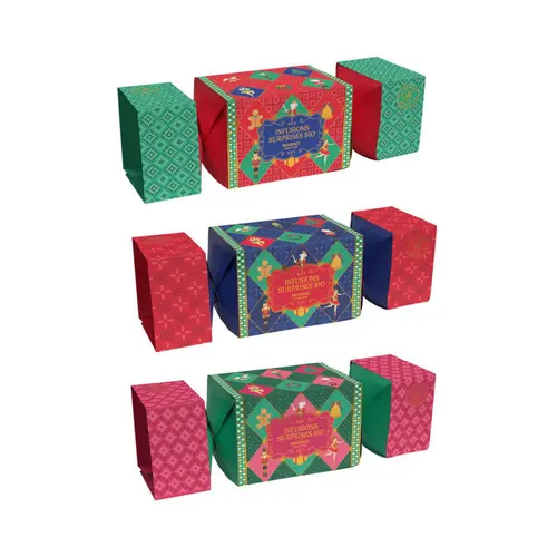 Cracker secret santa bio Provence d'Antan - 10 g dans un étui en carton 19 x 6 cm