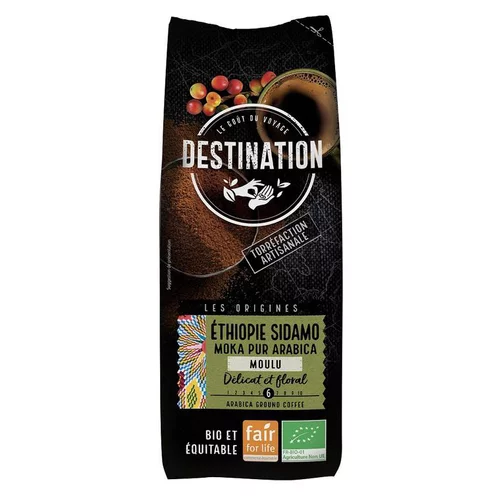 Café Ethiopie Moka Sidamas bio moulu 250g