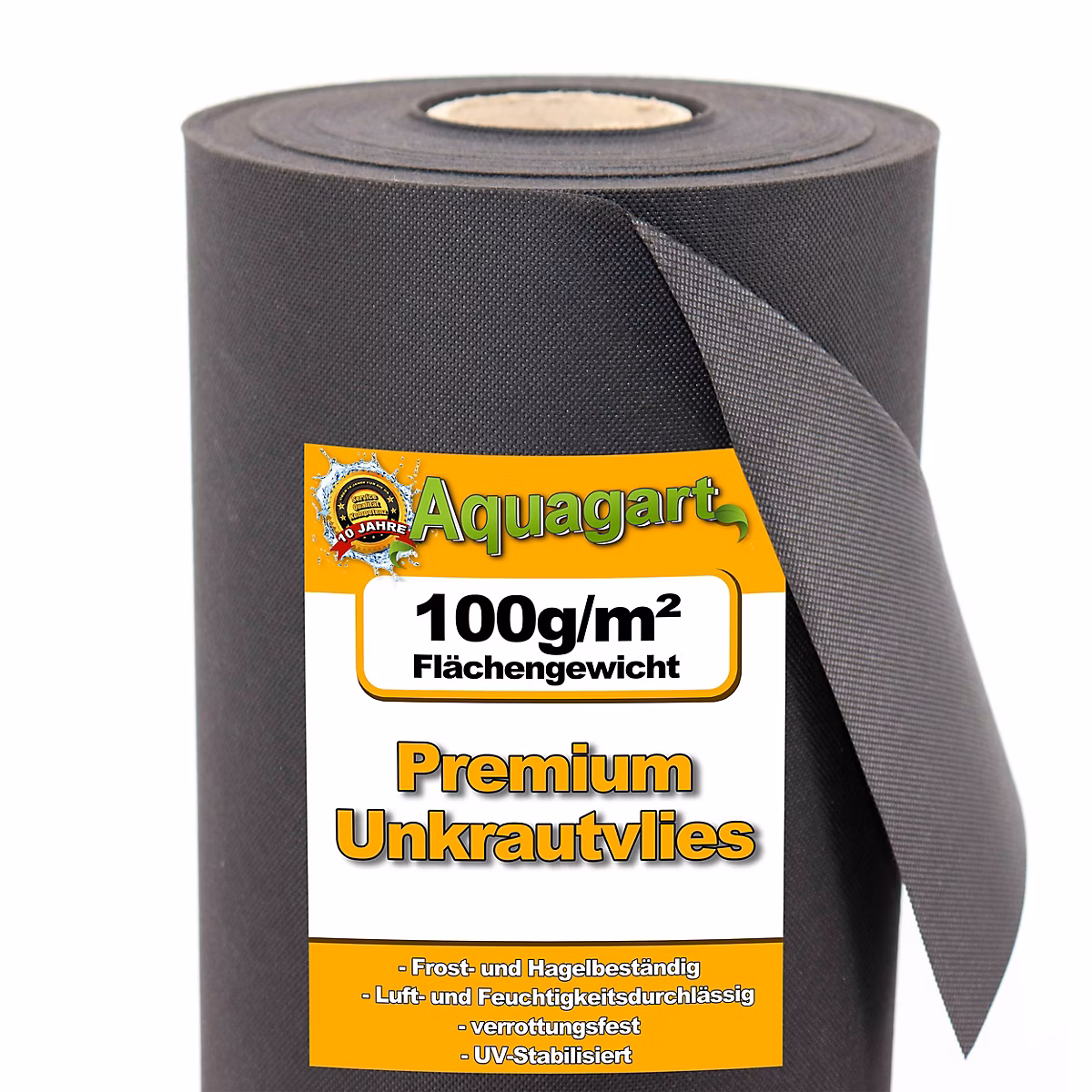 63 m² film de paillage – toile de paillage 100 g 1 | 4 m de large Aquagart