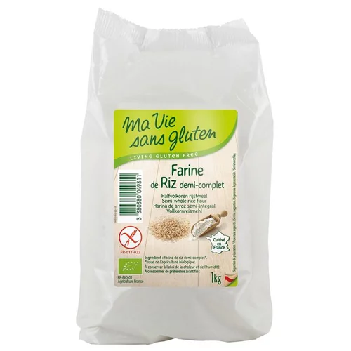 Farine de riz demi-complet sachet 1kg