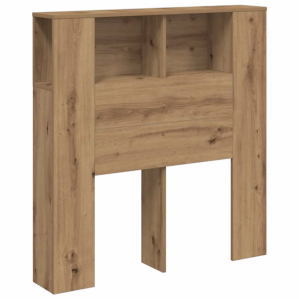 Armoire de tête de lit chêne artisanal 100x18 – 5x102, 5 cm vidaXL