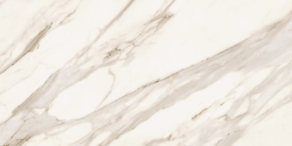 Carrelage effet Marbre Blanc Calacatta Sublime 120 × 60 × 0 – 9 cm Velours Orsiano, Sol et mur intérieur (vendu par carton de 1,44 m²)