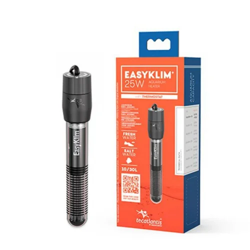 Chauffage aquarium 25W performant - AQUATLANTIS EasyKlim+ - Dimensions classiques