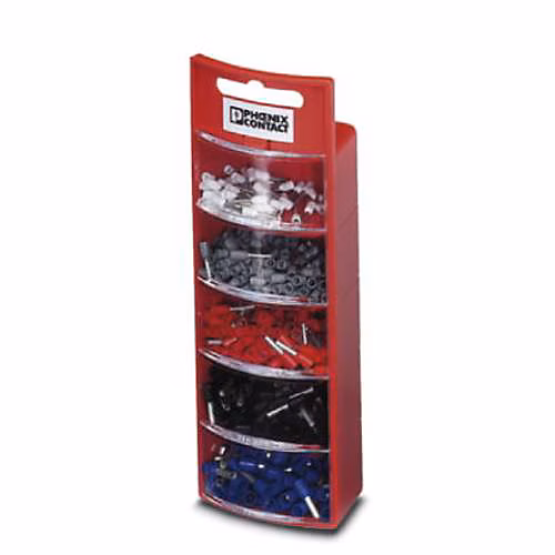 Assortiment 400 embouts simples Phoenix Contact 3202960 – blanc, gris, rouge, noir, bleu
