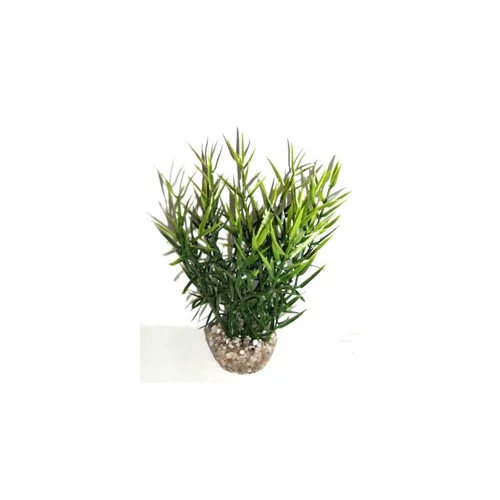 Herbe marine verte en plastique 16 cm