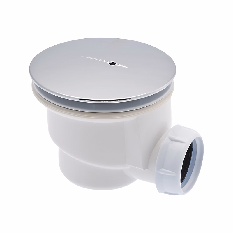 Bonde de receveur de douche sortie horizontale NICOLL 90 mm Chromé – Réf. DRERTRWDR6403297735