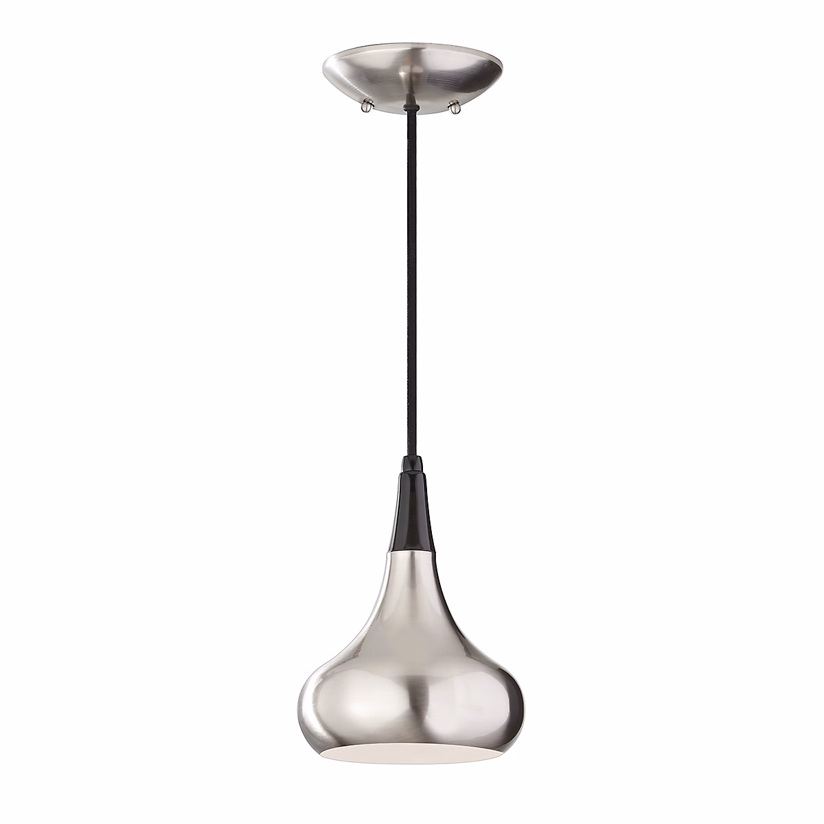 Elstead Beso – Suspension de plafond à 1 ampoule en acier brossé, E27