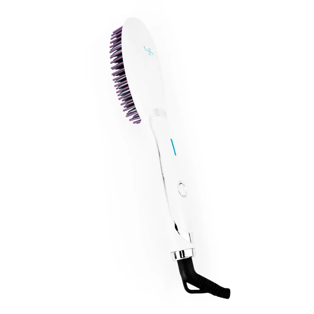 YOGHI Brosse chauffante et lissante BRUSH'INN – 37 W Blanc